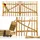 BooGardi Gartentor 120 x 120 cm Haselnuss/Holz