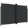 vidaXL Seitenmarkise 200 x 600 cm Schwarz Polyester