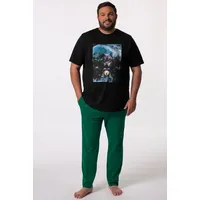 Men Plus by Happy Size Pyjama mischfarben Schwarz 3XL