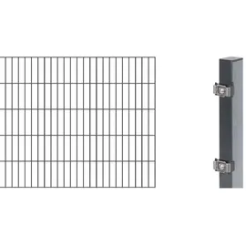 GAH Alberts Doppelstabmatten 656 Set 1 Matte 200 x 100 cm anthrazit