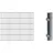 Set 1 Matte 200 x 100 cm anthrazit