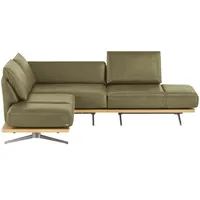 KOINOR Ecksofa  Phoenix ¦ grün ¦ Maße (cm): B: 253 H: 87 T: 209