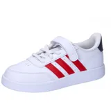 Adidas BREAKNET 2.0 Shoes Children Tennisschuhe, Cloud White/Better Scarlet/Carbon, 31.5 EU