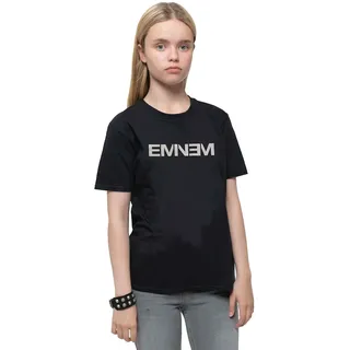 Eminem - T-Shirt mit Logo aus Baumwolle für Jungen/Mädchen, Grau, Kohlefarben, 5-6 Jahre - 5-6 Jahre