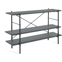 Outdoor Regal Etagere 120x34x80 cm antik grau AG