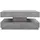 [en.casa] Couchtisch Florenz Grau Holzwerkstoff 76 x 38 x 76 cm
