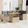 vidaXL Garten-Lounge-Set 6-tlg. beige