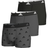 adidas Active Flex Cotton, Pants, 3er-Pack, Logo-Bund, für Herren, L