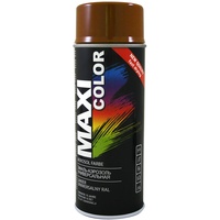 Maxi Color NEW QUALITY Sprühlack Lackspray Glanz 400ml Universelle spray Nitro-zellulose Farbe Sprühlack schnell trocknender Sprühfarbe (Ral 8024 beigebraun glänzend)