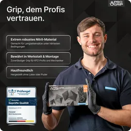 arnomed PROGRIP NITRIL DIAMOND ORANGE Einmalhandschuhe, aus Nitril mit Diamantstruktur in orange puderfrei, VE 50 Stück, 11/XXL