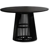 KADIMA DESIGN Esszimmertisch Ø 120 cm schwarz