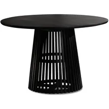 KADIMA DESIGN Esszimmertisch Ø 120 cm schwarz