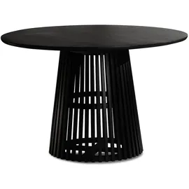 KADIMA DESIGN Esszimmertisch Ø 120 cm schwarz