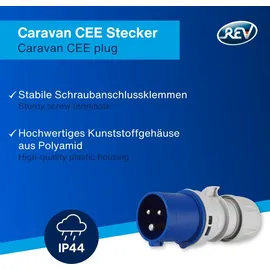 REV Ritter REV Caravan-Stecker 16A/220 V