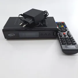 DIGIQuest Twin Tuner Rec Digitaler terrestrischer Receiver, DVB-T2, Full HD, Small Edition, Videorekorder, Schwarz