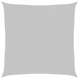 vidaXL Sonnensegel Hellgrau 3,6x3,6 m 100% Polyester Oxford