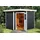 Weka Gartenhaus 229 2,39 x 2,35 m anthrazit