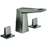 Grohe Allure Brilliant 3-Loch-Waschtischbatterie Hard Graphite