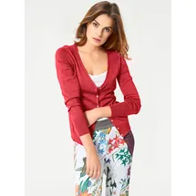 Heine Strickjacke in koralle 48