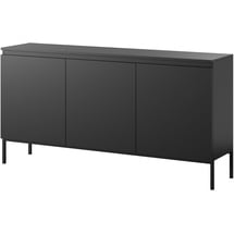 Selsey Sideboard Schwarz, Schwarze Beine Bemmi