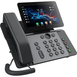 Fanvil V66 IP-Telefon, Dunkles Grau, Kabelgebundenes Mobilteil, Tisch/Wand, SIP-Info, 20 Zeilen