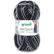 Gründl Sockenwolle 4-fach Grau 50 g