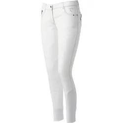 Damen Reithose Kniebesatz TEXAS Jeans weiß DE 40 / FR 42