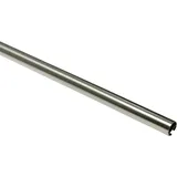 GARDINIA Gardinenstange mit Innenlauf Chicago 20 mm Edelstahl-Optik 200 cm