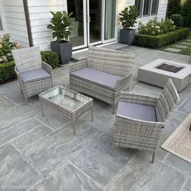 Svita Brooklyn Loungeset 4-tlg. grau