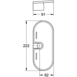 Grohe EasyReach Ablage 222 mm