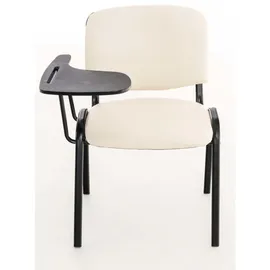 CLP 4er Set Stühle Ken Mit Klapptisch Kunstleder I Robuste Besucherstühle Mit Gepolsterter Sitzfläche