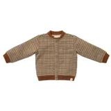 Little Dutch Strickjacke Grün kariert - 86 - Little Farm | Little Dutch