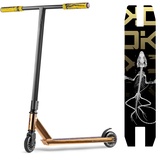 SOKE Stunt Scooter SOKE PRO Street Neo | Chrome Kickscooter mit ABEC 9 | Kugellager Tretroller Roller Erwachsene und Kinder SOKE | Verschiedene Designs Wählbar | Größe: 100x24 mm