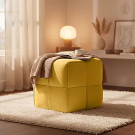 CLP Sitzhocker Cord Forinta gelb