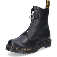 Dr. Martens 1460 FRONT Zip Black WANAMA in Schwarz, 38 - 38