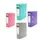 Livepac Office Ordner DIN A5 75 mm Pink/Türkis/Lila/Grau 4 St.