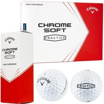 Callaway Chrome Soft Practice Golfball 12er