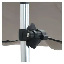 vidaXL Sonnenschutz T-Top-Beschattungsverlängerung 174 x 205 x (115-194) cm Anthrazit