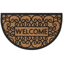 vidaXL Halbrund 45 x 75 cm Braun