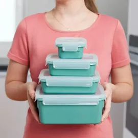 Emsa Clip & Close rechteckig petrol 2,2 l