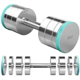 luxuskollektion Kurzhantel Verstellbar Kurzhanteln 30 kg 2er Set blau