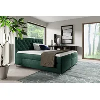 Yourhouse24 Boxspringbett Guliette mit 2 Bettkästen, Doppelbett mit Bonell-Matratze