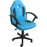 Hti-Living Junior Drehstuhl Kunstleder Hellblau