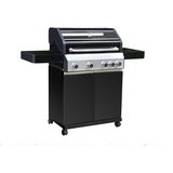 FireKING Gasgrill 4 Brenner mit Seitenbrenner 1 Infrarotbrenner Monthey IV S