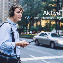 Grundig Kopfhörer Kabellos Bluetooth - Kopfhörer Over Ear mit 40 Stunden Spielzeit - Kabellos mit Mikrofon - Inkl. 3,5mm Audiokabel und USB-C Ladekabel