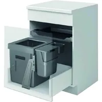 Peka metall Oeko Universal 40+6+1.2 l, Abfalleimer, Weiss
