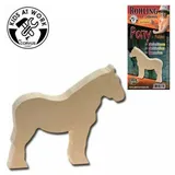 Corvus A600712 - Schnitzholz Pony-Fohlen