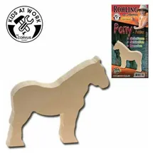 Corvus A600712 - Schnitzholz Pony-Fohlen