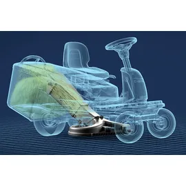 Stiga Akku-Rasentraktor Swift 372e, 72 cm Schnittbreite, für 2000 m2, 48V, inkl. Akkus und Ladegerät