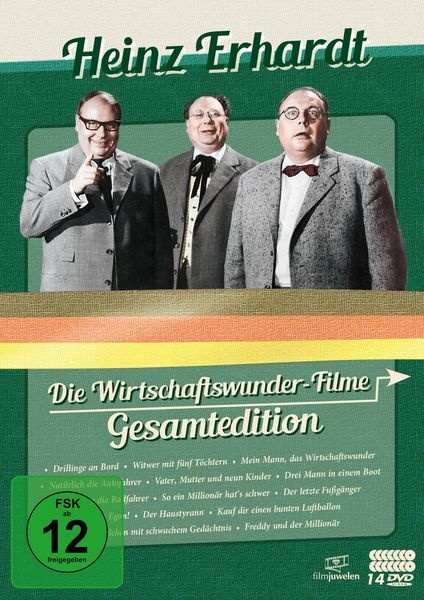 Preisvergleich Produktbild Heinz Erhardt Wirtschaftswunder Gesamtedition (Filmjuwelen) [4 DVDs]